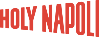 Logo Holy Napoli Pizza en rouge